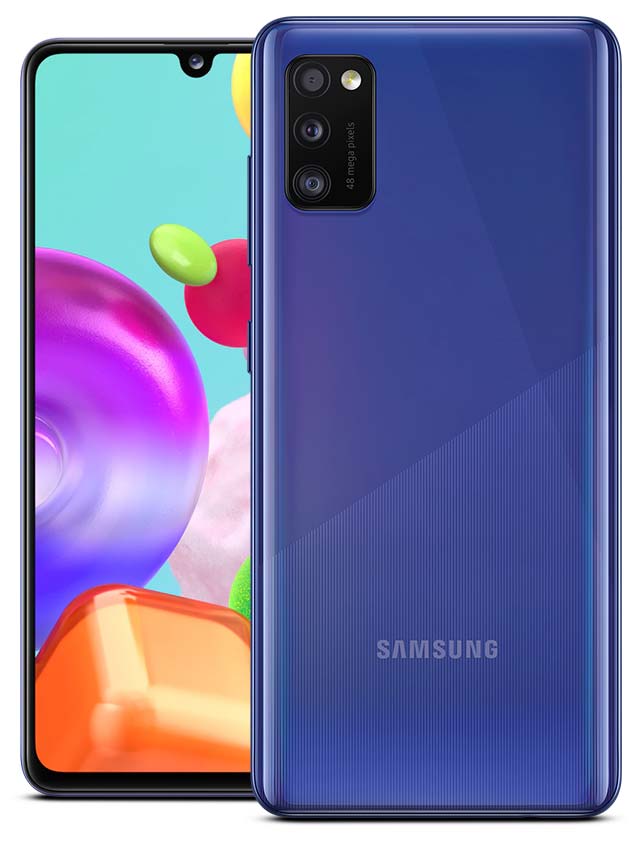 Samsung Galaxy A41 (2020) 64GB Prism Crush Blue Unlocked Refurbished Pristine