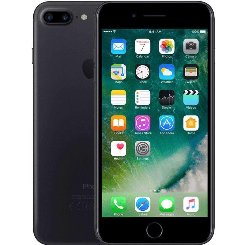 Apple iPhone 7 Plus 128GB Matte Black Unlocked - Refurbished Excellent Sim Free cheap