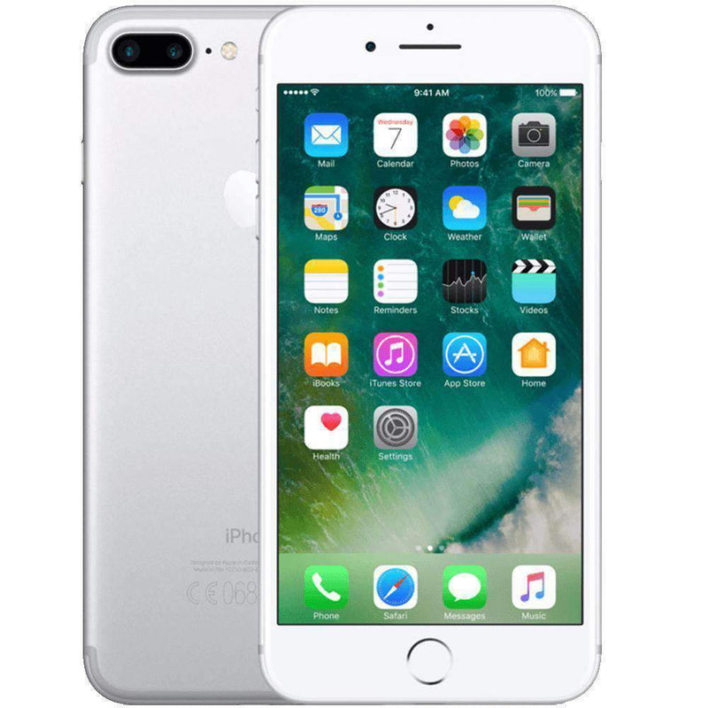 Apple iPhone 7 Plus 128GB Silver Unlocked - Refurbished Excellent Sim Free cheap