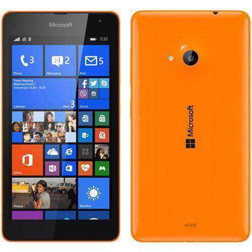 Microsoft Lumia 535 8GB Orange Unlocked - Refurbished Very Good Sim Free cheap