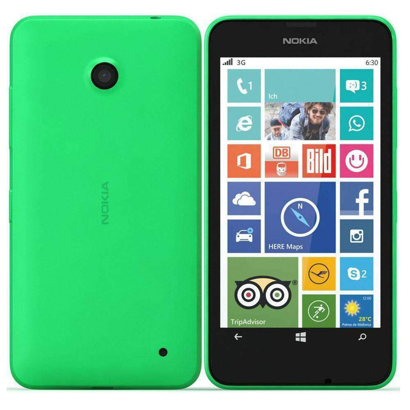Nokia Lumia 630 8GB Green Unlocked - Refurbished Excellent Sim Free cheap