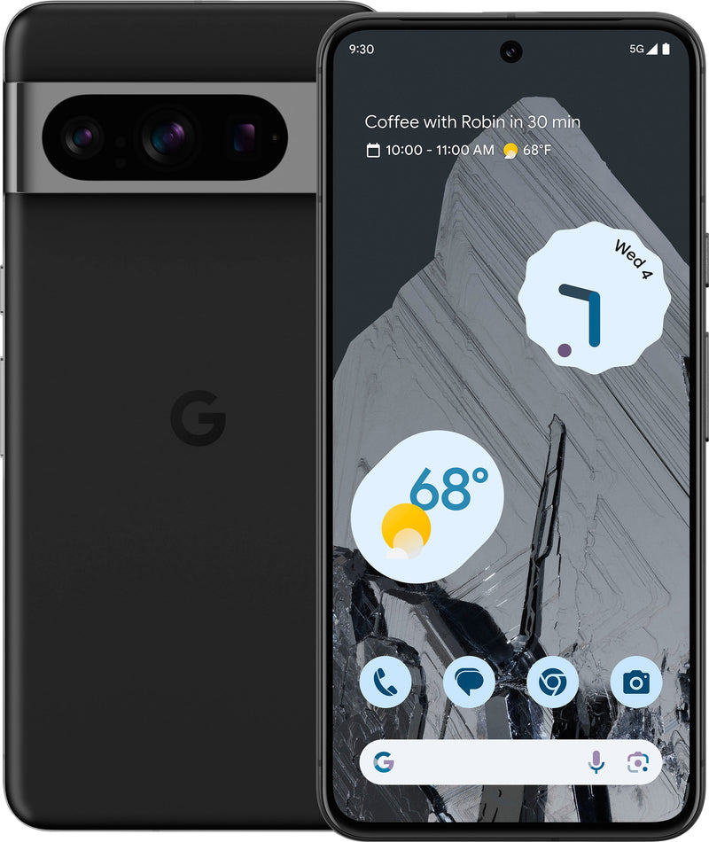 Google Pixel 8 pro (5G) 128GB Obsidian - Unlocked Refurbished Pristine