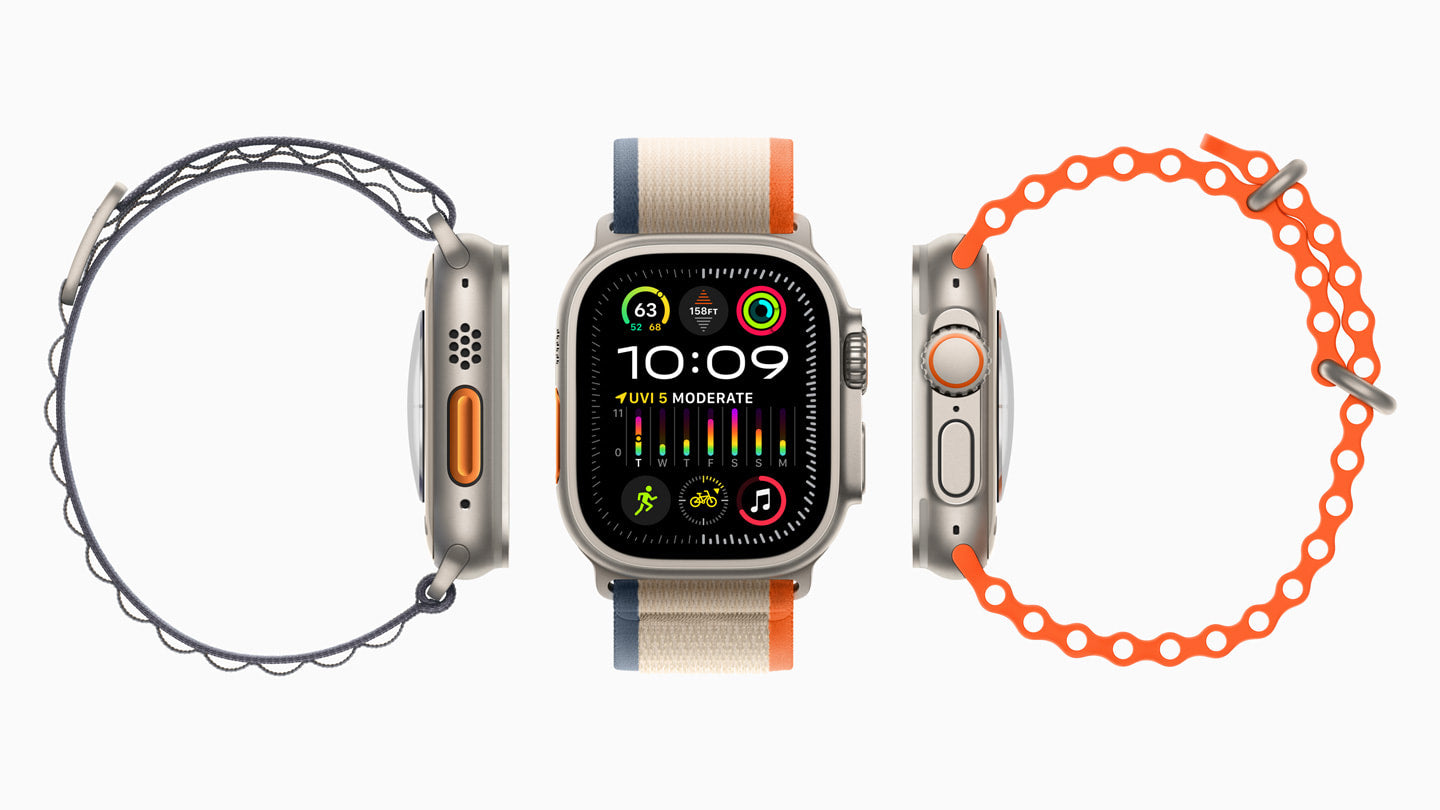 Apple Watch Ultra 49mm GPS + Cellular Titanium Case Refurbished Excellent