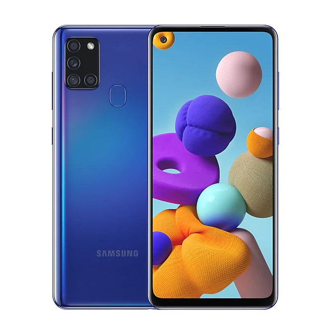 Samsung Galaxy A21S 2020 32GB, Blue Unlocked Refurbished Pristine