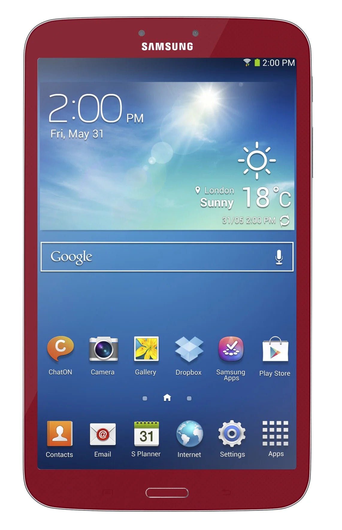 Samsung Galaxy Tab 3 8.0 T310 Wi-Fi Red - Refurbished Excellent