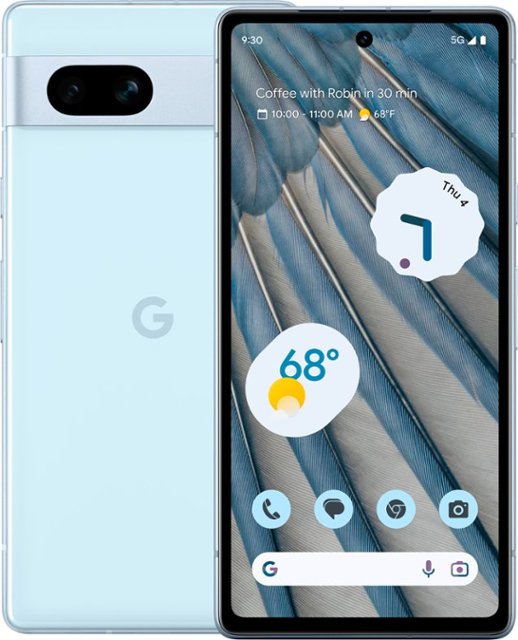 Google Pixel 7a 128GB 5G Arctic Blue Unlocked - Refurbished Pristine