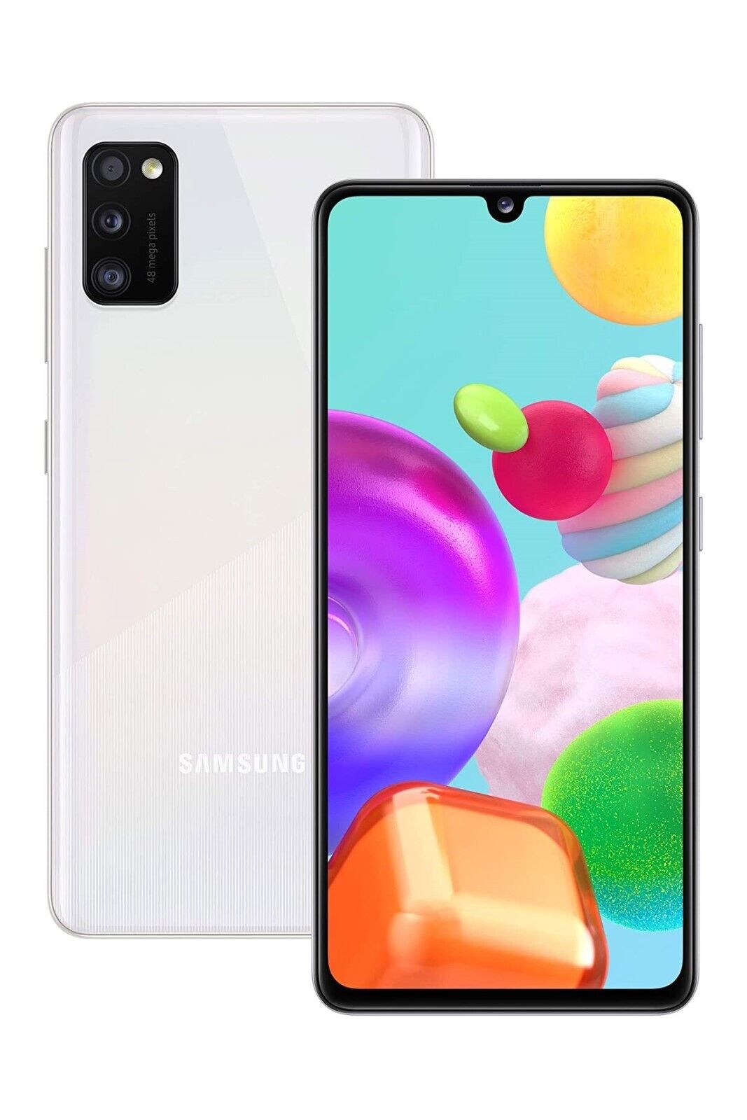 Samsung Galaxy A41 64GB Prism Crush White Unlocked Refurbished Excellent
