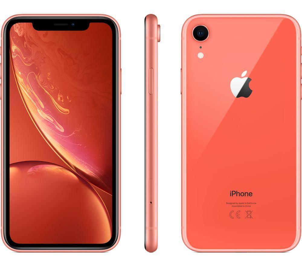 Apple iPhone XR 64GB Coral (No Face ID) Unlocked Refurbished Excellent
