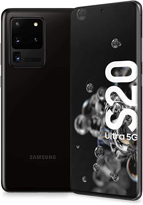 Samsung S20 Ultra 128GB Cosmic Black (5G) Unlocked (Ghost Image) Refurbished Excellent