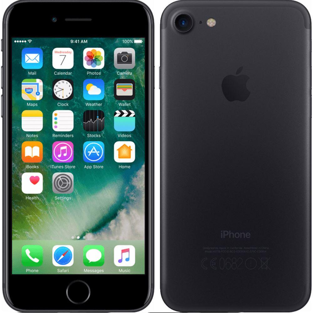 Apple iPhone 7 32GB Matte Black Unlocked Refurbished Pristine Pack