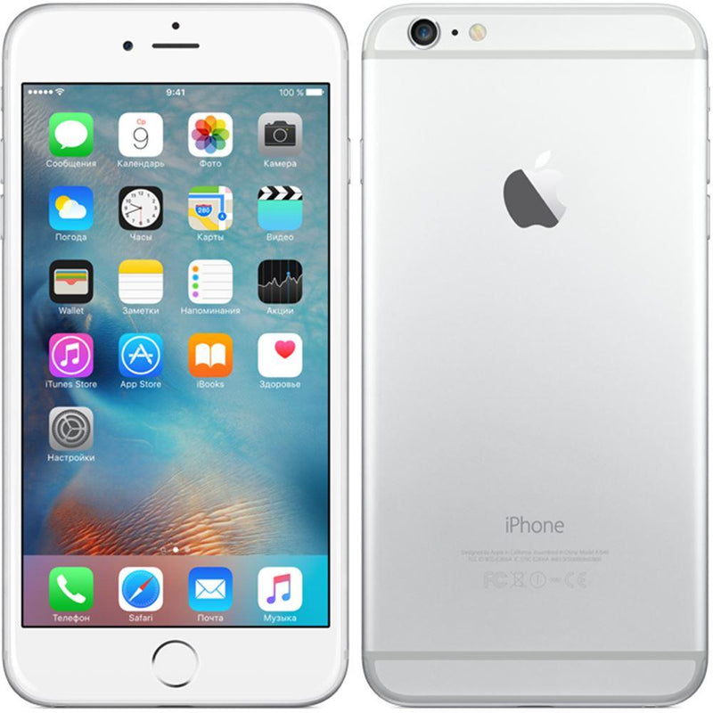 Apple iPhone 6 Plus 16GB Silver Unlocked Refurbished Pristine Pack