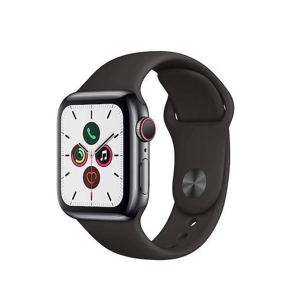 Apple Watch Series 5 GPS + Cellular 44mm Space Black Stainless Steel Refurb Pristine