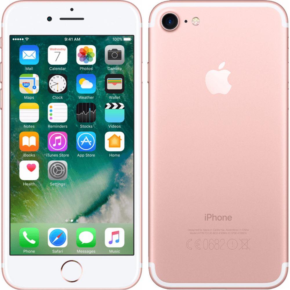 Apple iPhone 7 128GB Rose Gold Unlocked Refurbished Pristine Pack