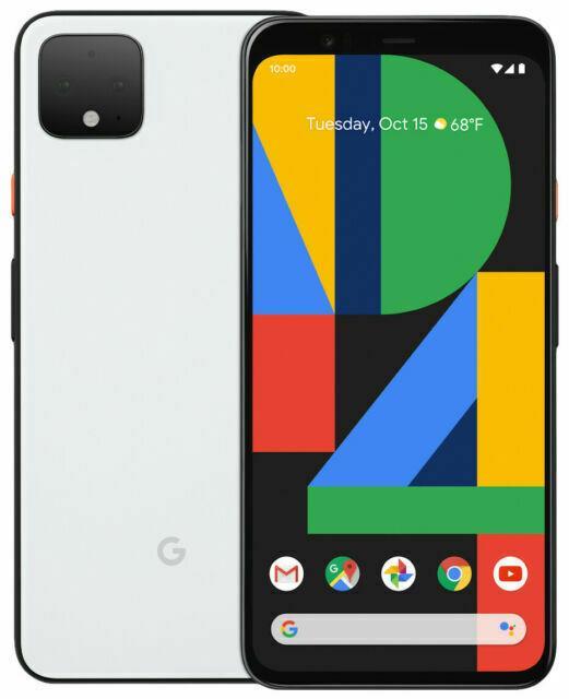Google Pixel 4 XL 64GB Clearly White Unlocked Refurbished Good