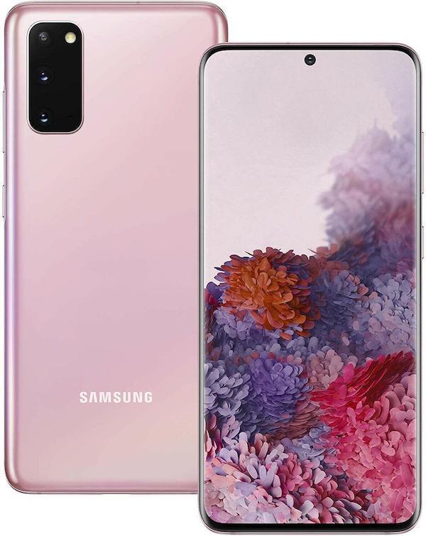 Samsung Galaxy S20 128GB, Cloud Pink (4G) Unlocked Refurbished Excellent