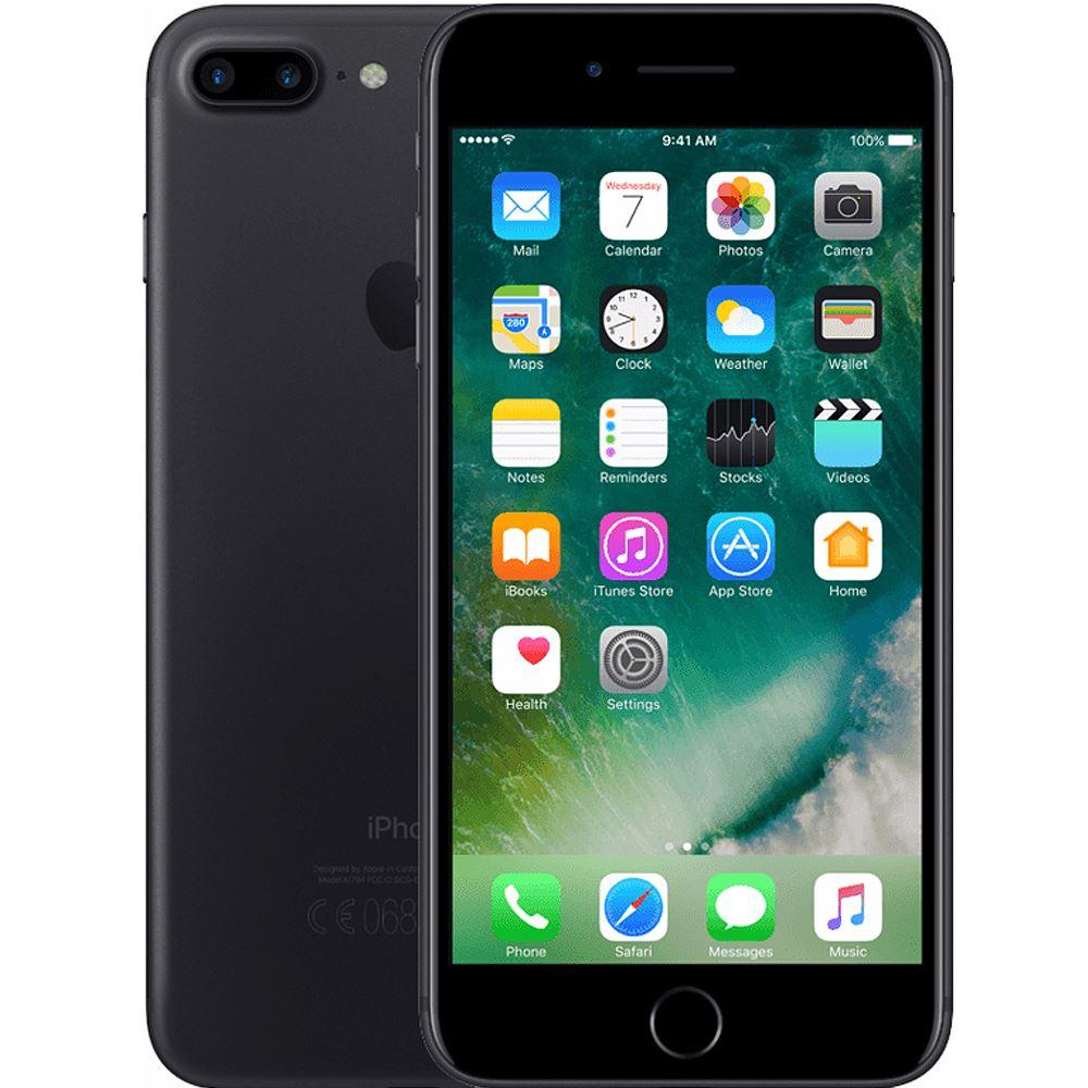 Apple iPhone 7 Plus 32GB, Matte Black Unlocked Refurbished Pristine