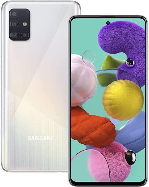 Samsung Galaxy A51 128GB Prism Crush White Unlocked Refurbished Good