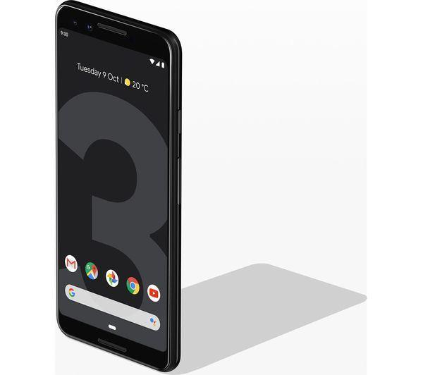 Google Pixel 3 64GB Just Black Unlocked Refurbished Pristine Pack