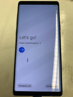 Samsung Galaxy Note 9 128GB Ocean Blue Unlocked - Used