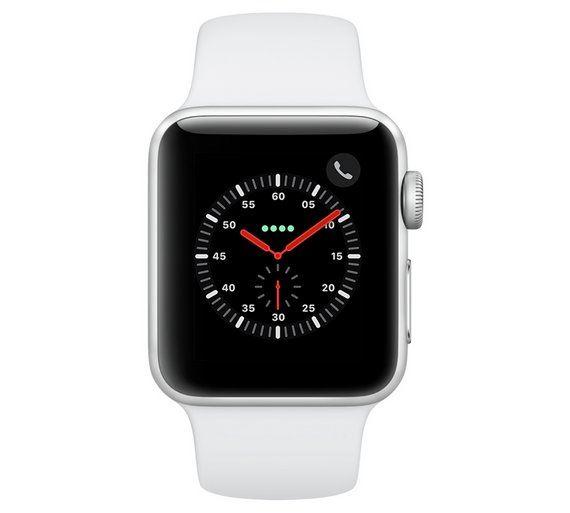Apple Watch Series 3 GPS + Cellular, 38mm Silver Aluminium Case Refurbished Pristine