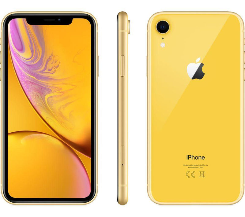 Apple iPhone XR 64GB Yellow (No Face ID) Unlocked Refurbished Excellent