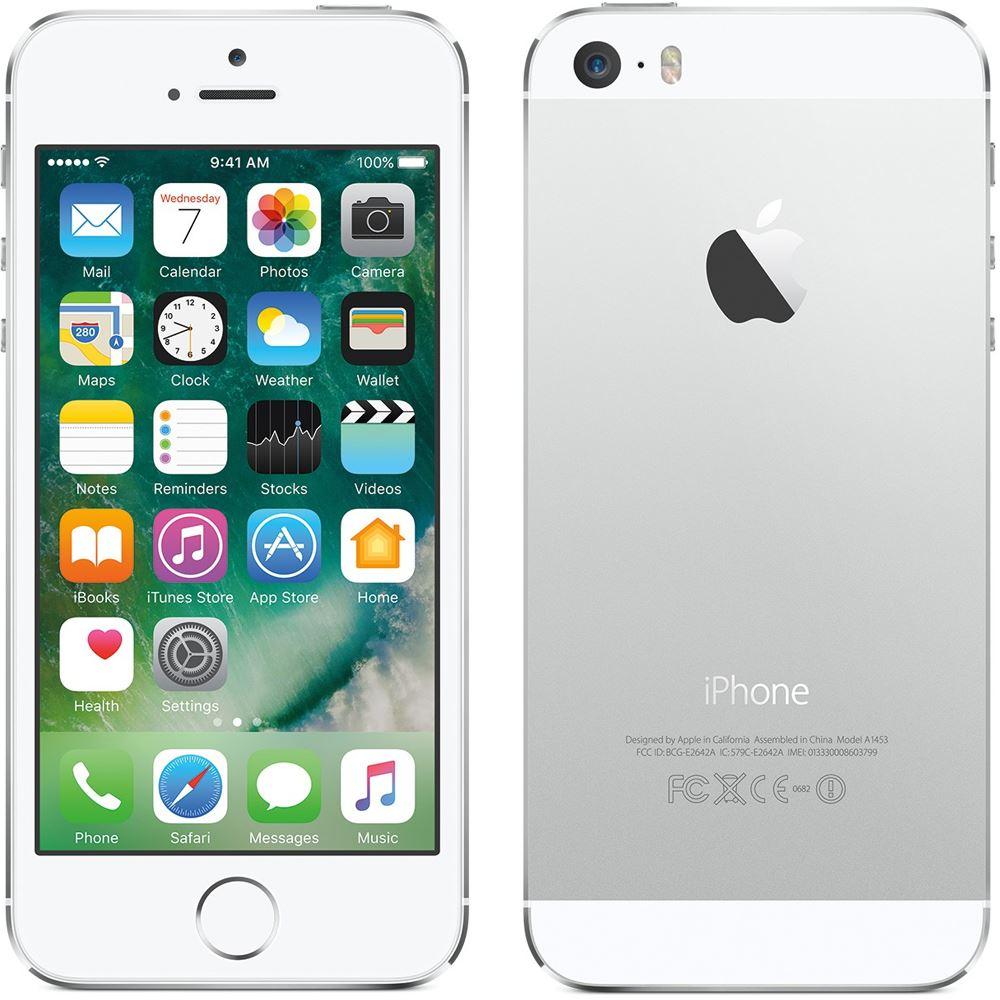 Apple iPhone 5S 16GB Silver Unlocked Refurbished Good