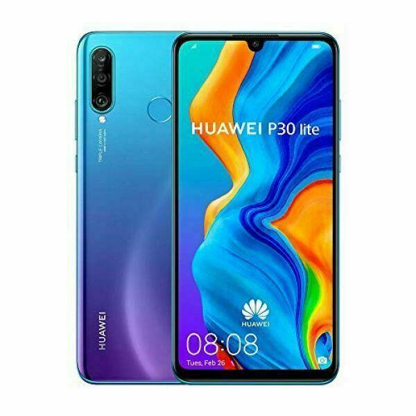Huawei P30 Lite 256GB Peacock Blue Unlocked Refurbished Pristine