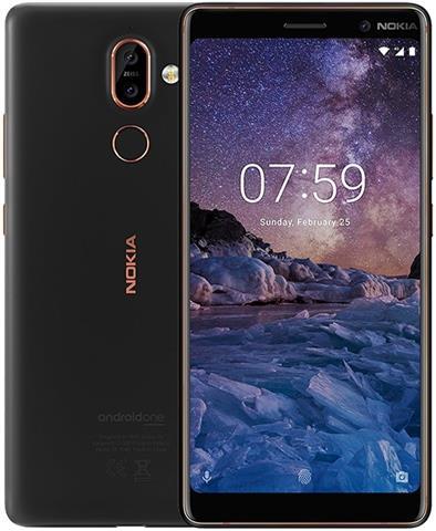 Nokia 7 Plus 64GB Black Copper Unlocked Refurbished Pristine