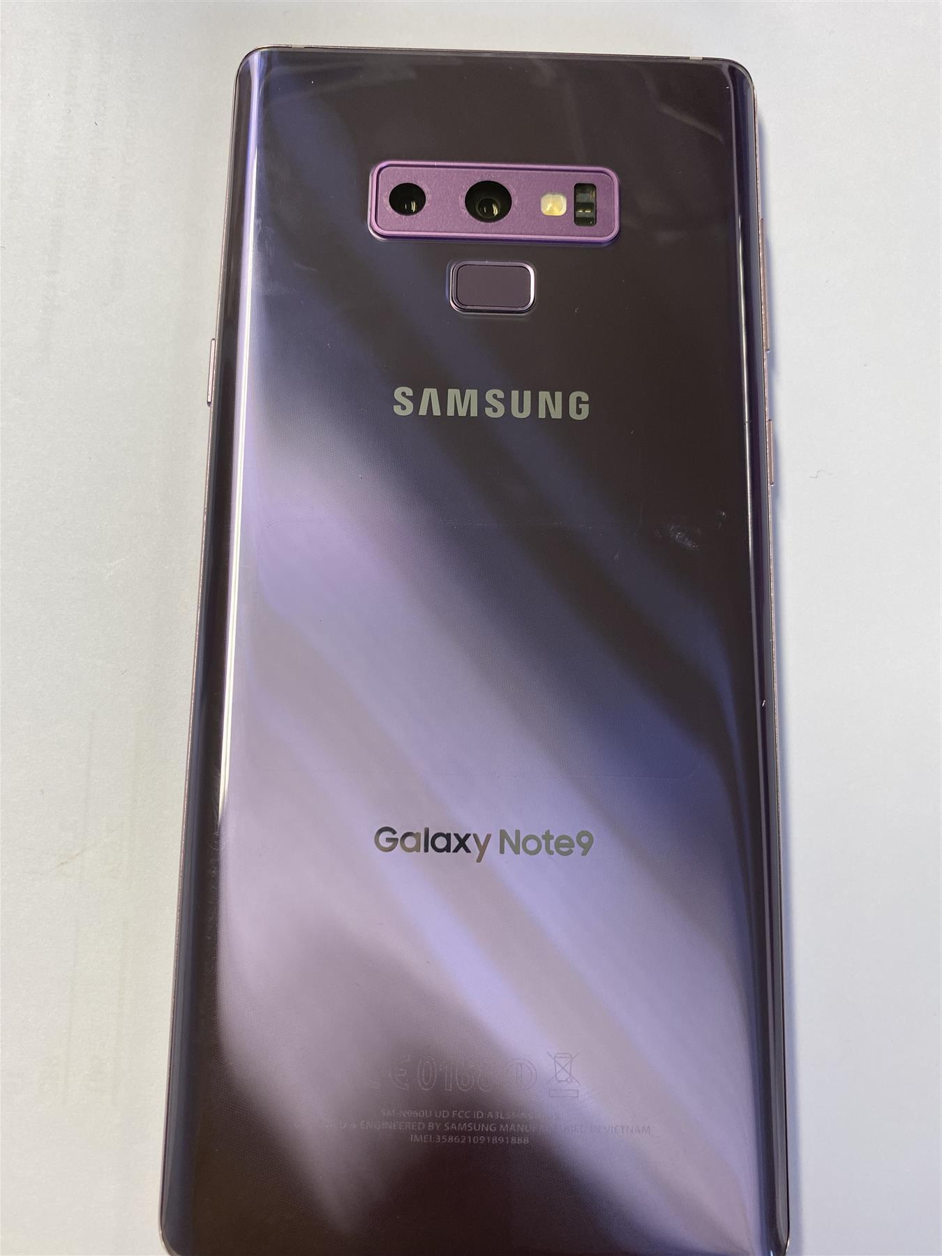 Samsung Galaxy Note 9 128GB Purple - Used