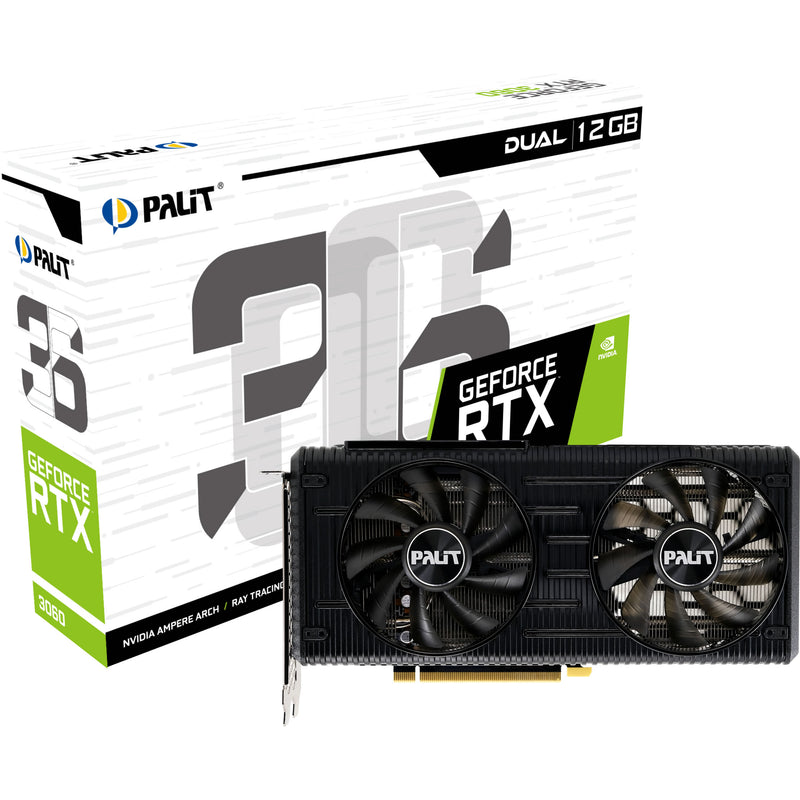 Palit GeForce RTX 3060 Dual OC 12GB GDDR6 Graphics Card