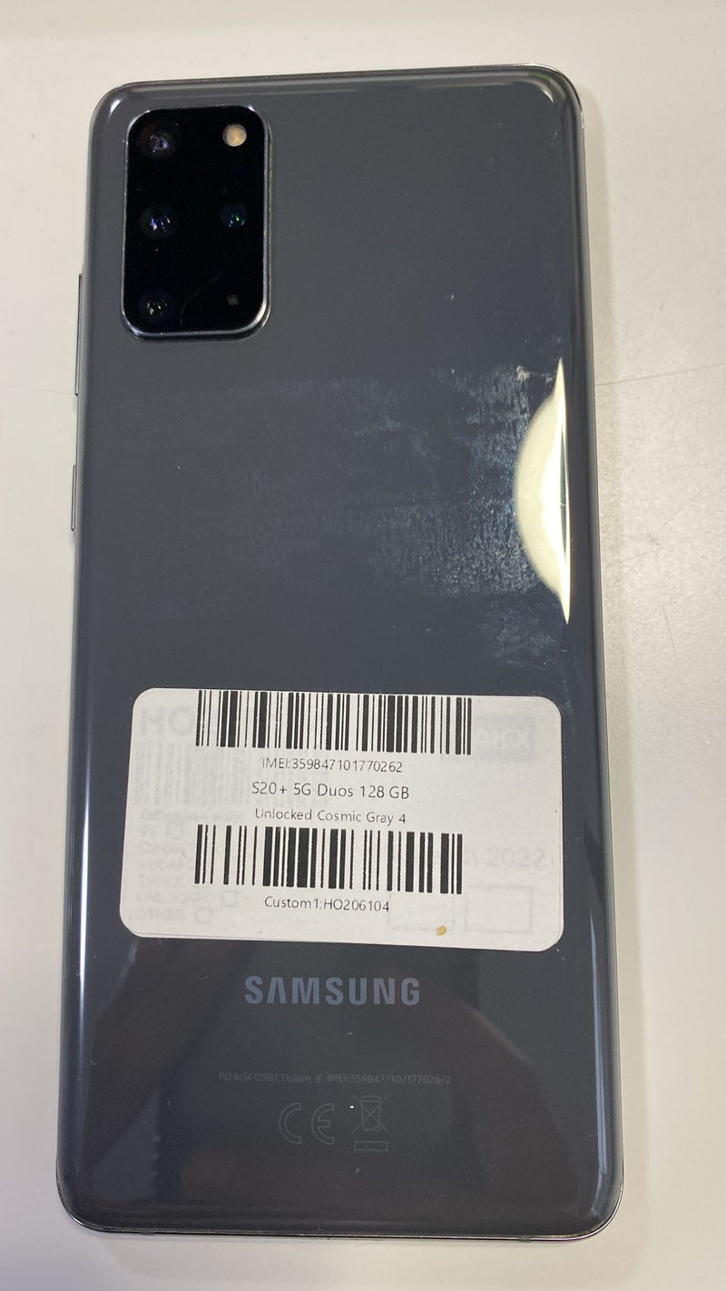 Samsung Galaxy S20 Plus 5g 128GB, Cosmic Grey - Used – Handtec