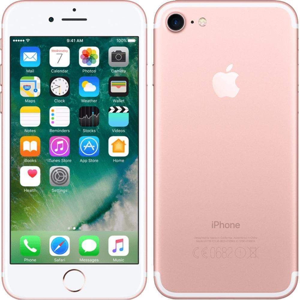 Apple iPhone 7 128GB, Rose Gold Unlocked - Refurbished (A)