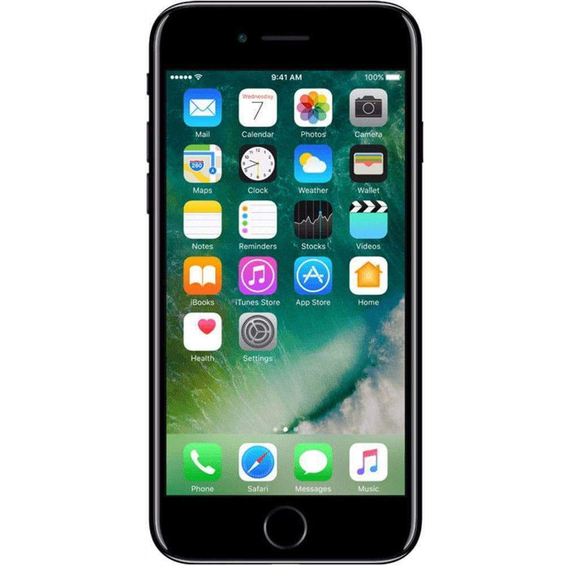 Apple iPhone 7 256GB, Jet Black Vodafone - Refurbished Very Good Sim Free cheap