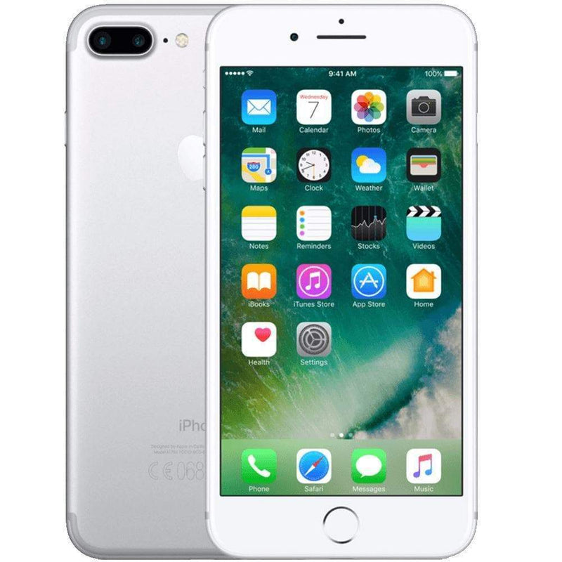 Apple iPhone 7 Plus 128GB, Silver (Unlocked) - Refurbished