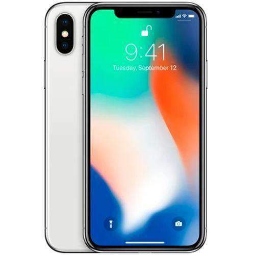 Apple iPhone X 64GB, Silver EE Locked Refurbished Excellent Sim Free cheap