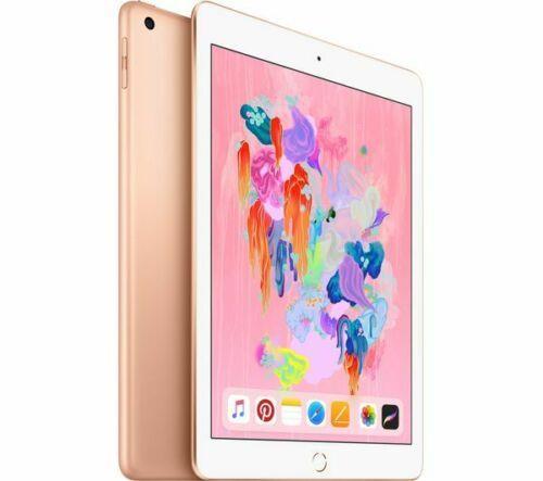 Apple iPad 9.7 6th Gen (2018) 32GB Wi-Fi Cellular Gold Refurb Excellent