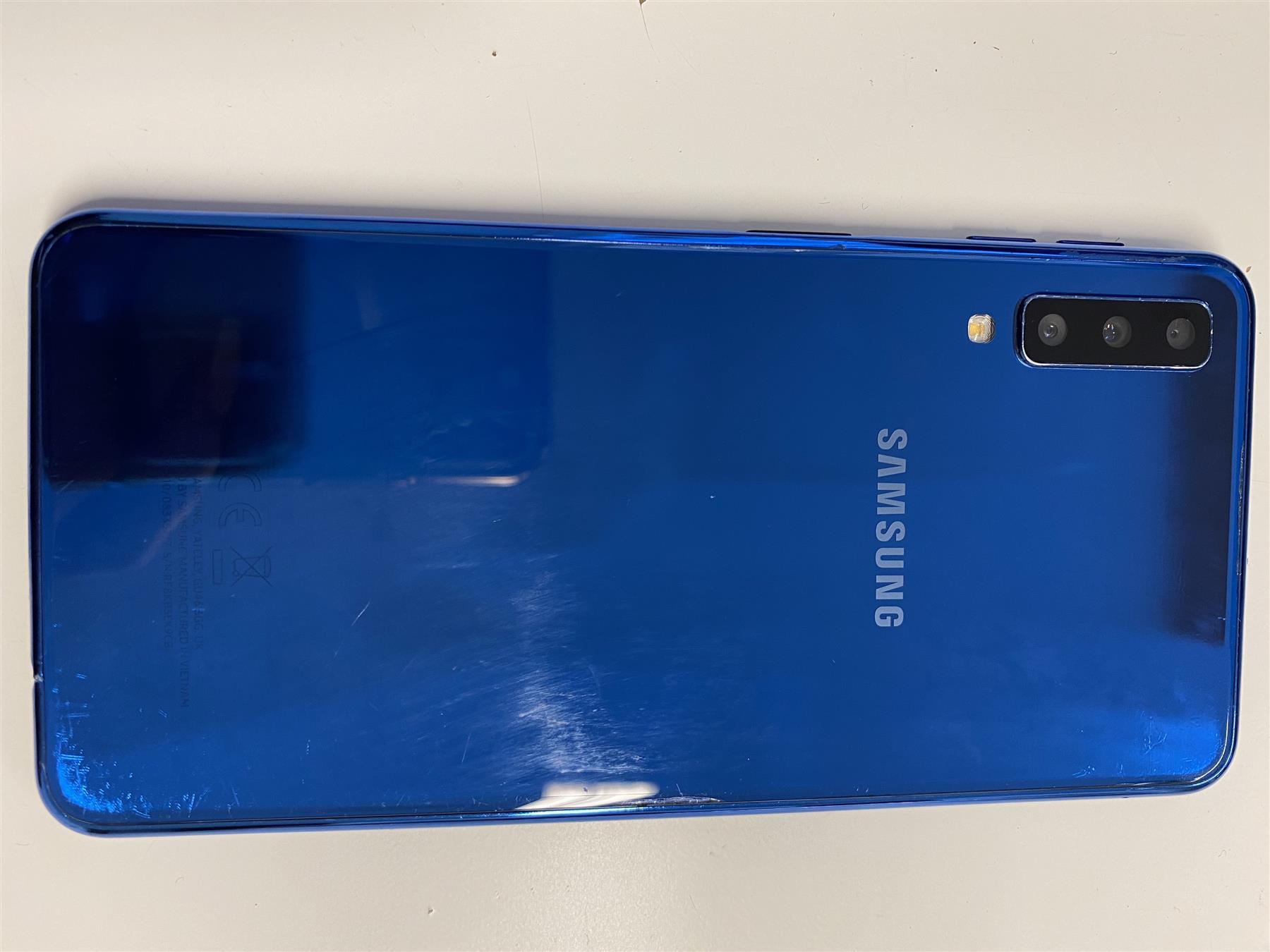 Samsung Galaxy A7 (2018) 64GB Blue Unlocked - Used