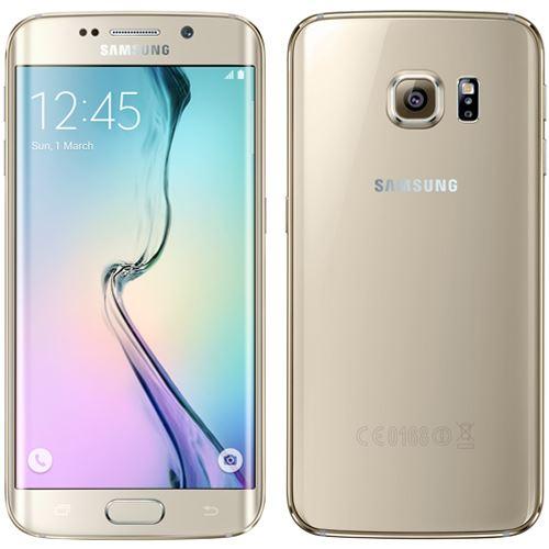 Samsung Galaxy S6 Edge 32GB Gold Platinum (Ghost Image) Unlocked - Refurbished Excellent