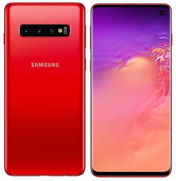 Samsung Galaxy S10 128GB Cardinal Red Unlocked Refurbished Pristine