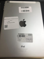 Apple iPad Air 16GB WiFi 4G Silver/White Unlocked Used