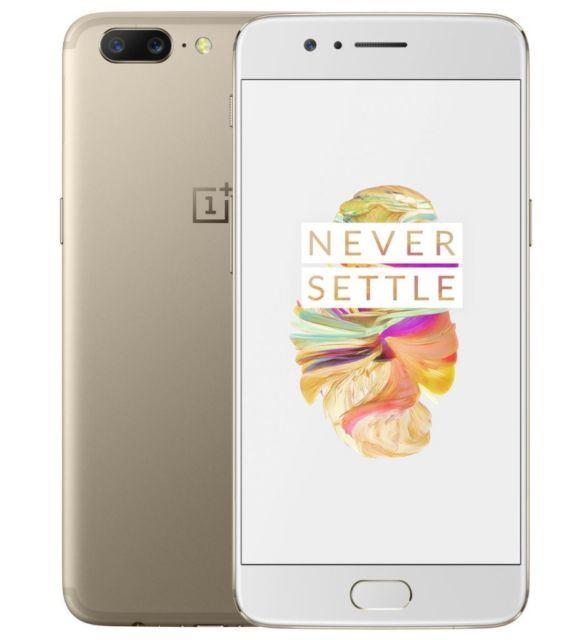 OnePlus 5 Dual SIM 64GB Soft Gold Refurbished Excellent