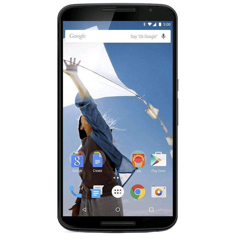 Google Nexus 6 32GB Midnight Blue/Black Unlocked - Refurbished Excellent (Custom Made) Sim Free cheap