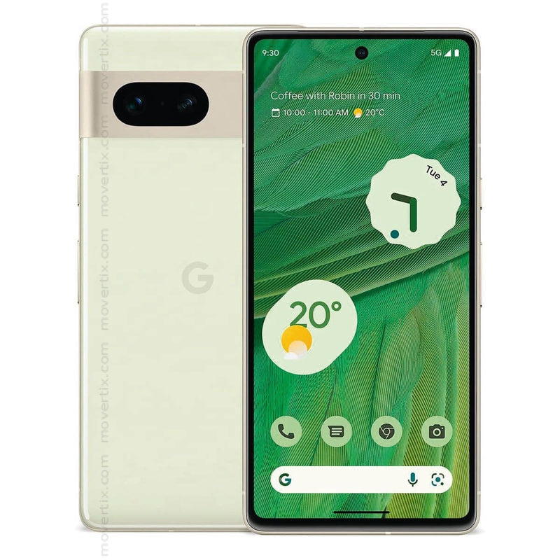 Google Pixel 7 (5G) 128GB, Lemongrass- Unlocked Refurbished Pristine