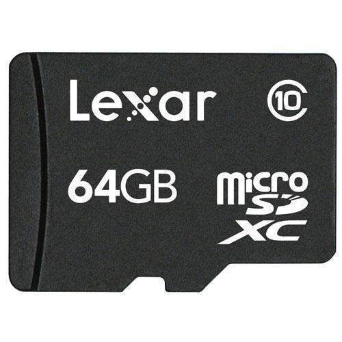 Lexar 64GB MicroSDXC Memory Card Class 10 Sim Free cheap