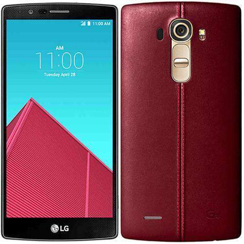LG G4 32GB Genuine Leather Red Unlocked - Refurbished Excellent Sim Free cheap
