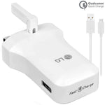 LG MCS-H05UR Fast Charger UK Mains Adapter 1.8Amp + MicroUSB Cable Sim Free cheap