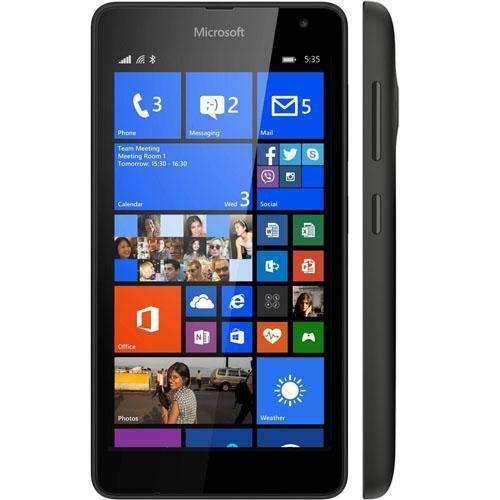 Microsoft Lumia 535 8GB Black Unlocked - Refurbished Very Good Sim Free cheap