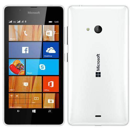 Microsoft Lumia 540 Dual SIM Smartphone - White Sim Free cheap