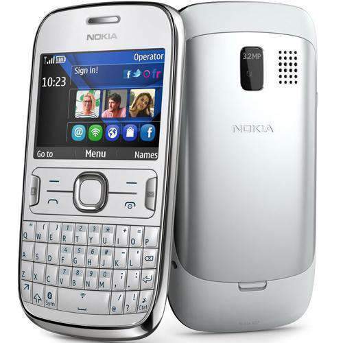 Nokia Asha 302 White/Silver Unlocked - Refurbished Excellent Sim Free cheap
