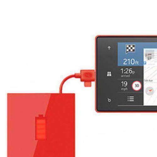 Nokia DC-18 Universal MicroUSB Portable Charger - Red Sim Free cheap